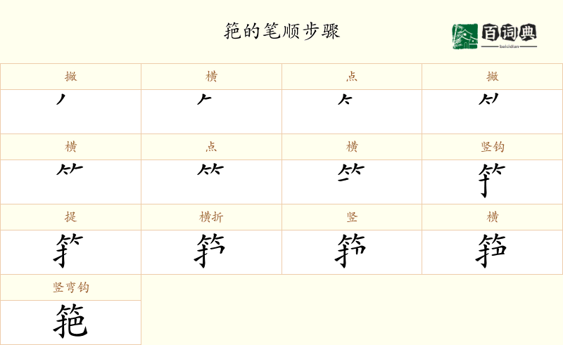 筢