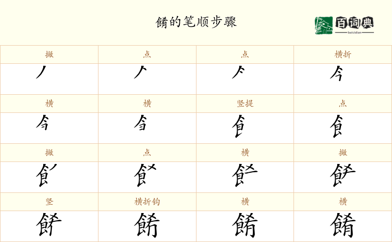餚