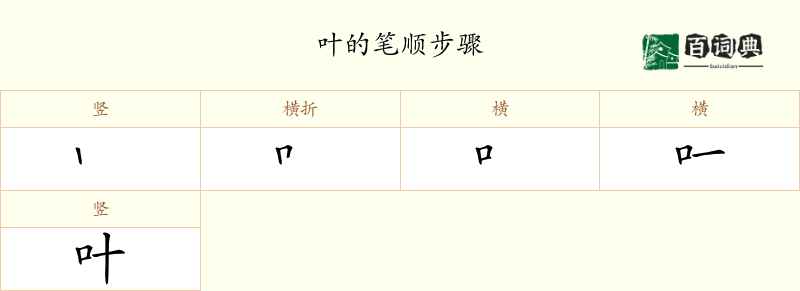 叶