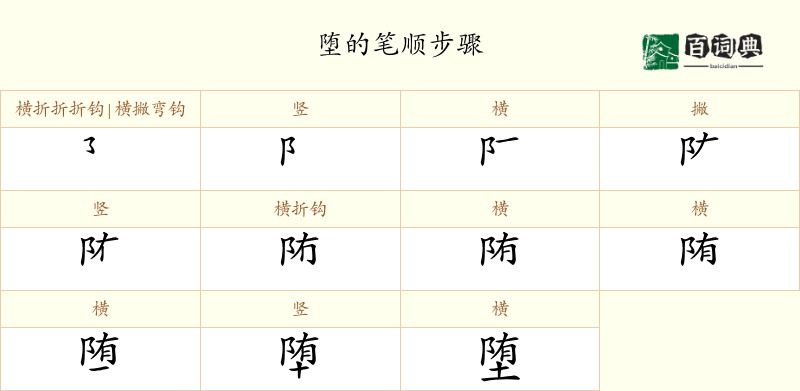堕