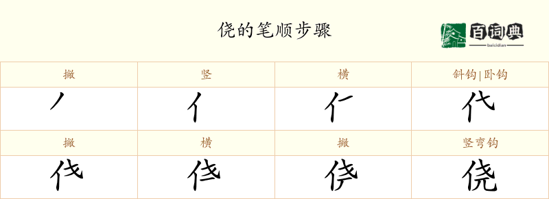 侥