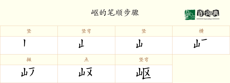 岖