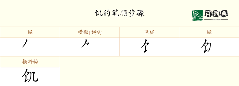 饥