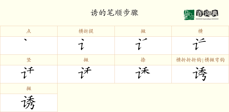 诱