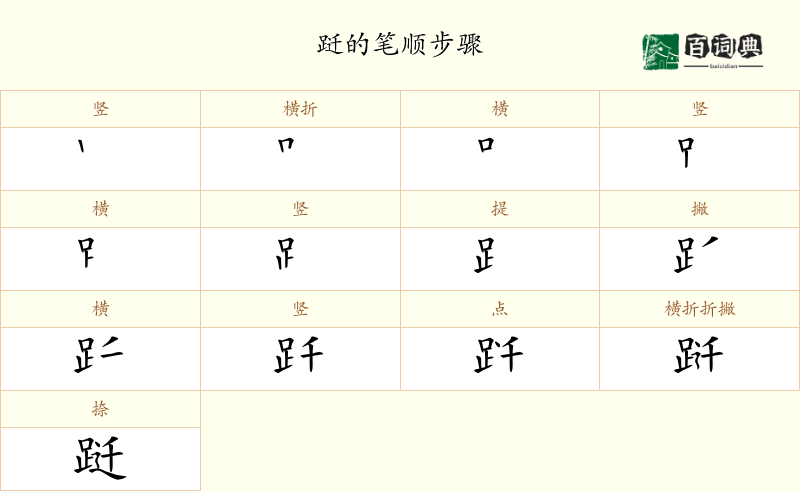 跹