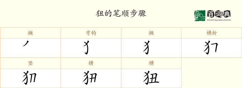 狃
