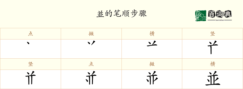 並