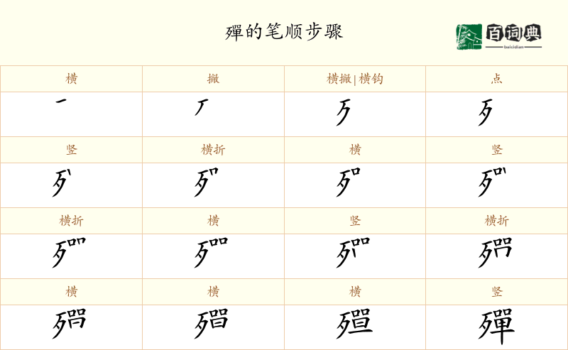 殫