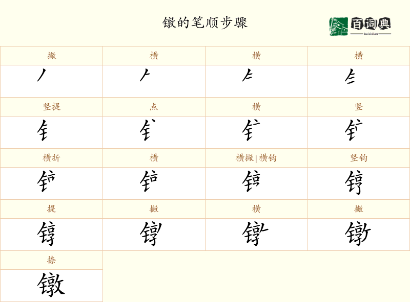 镦