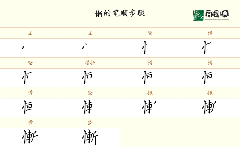 慚