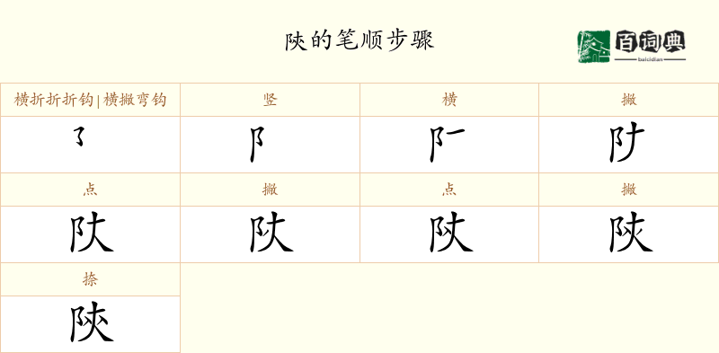 陝
