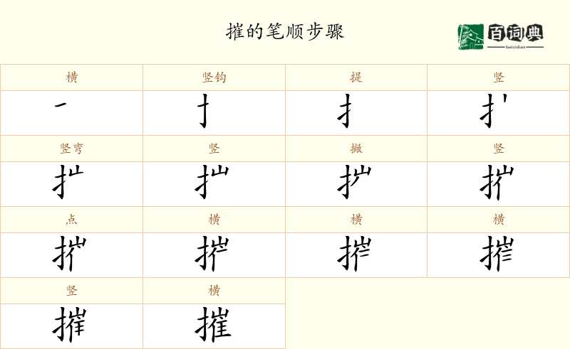 摧