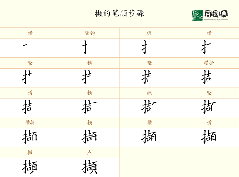 擷