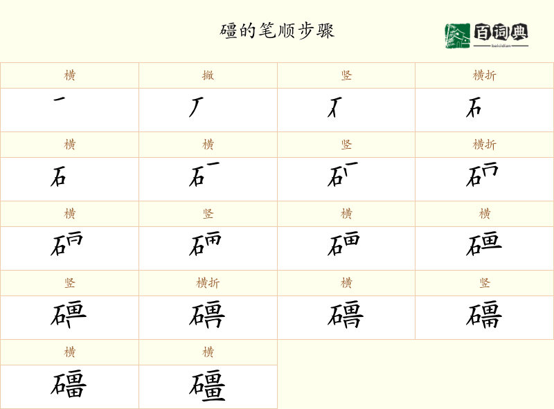 礓