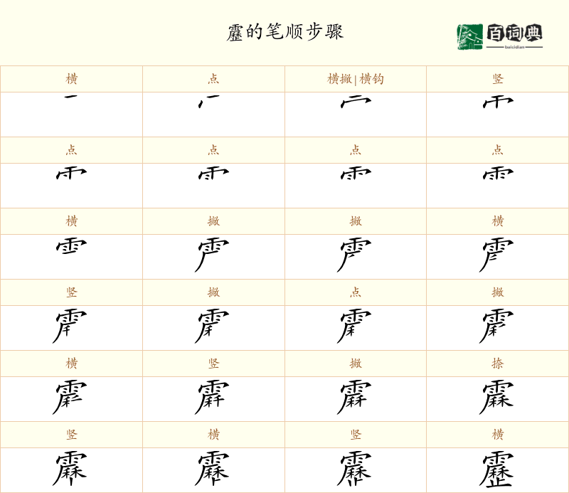 靂