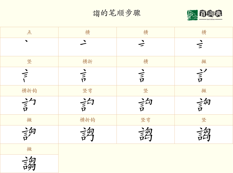 謅