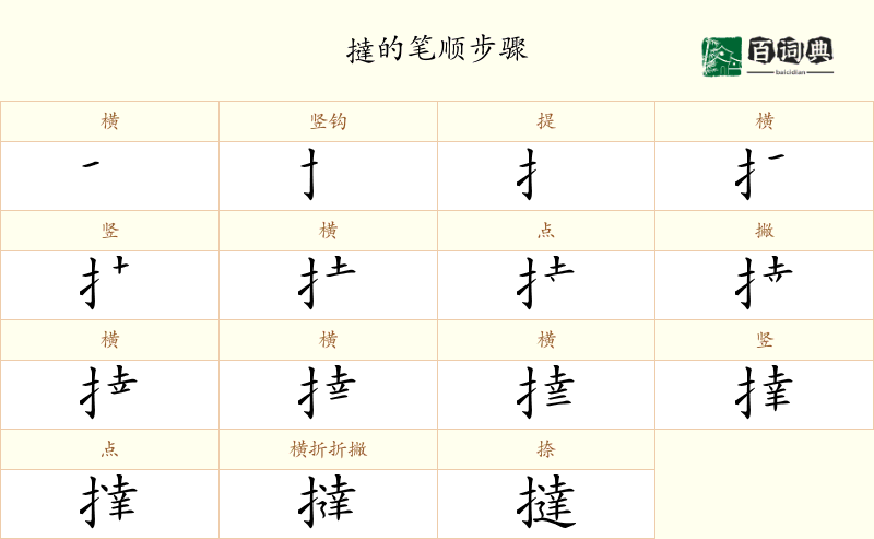 撻