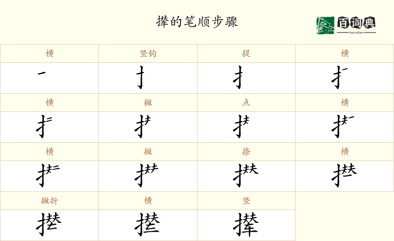 撵