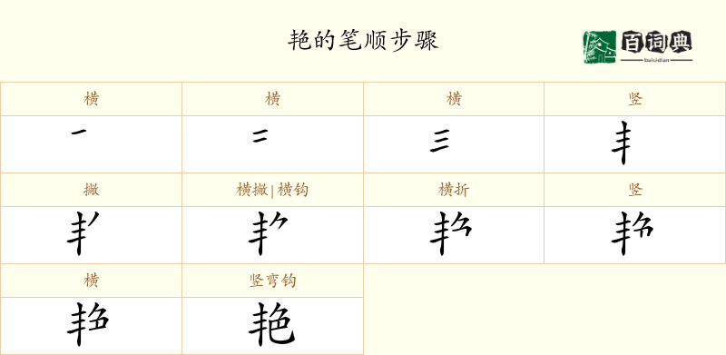 艳