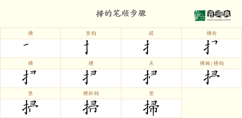 掃