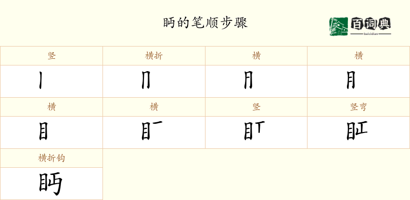 眄
