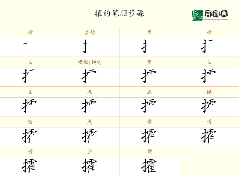 攉