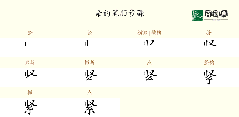 紧