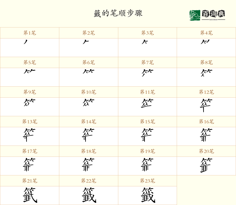 籤