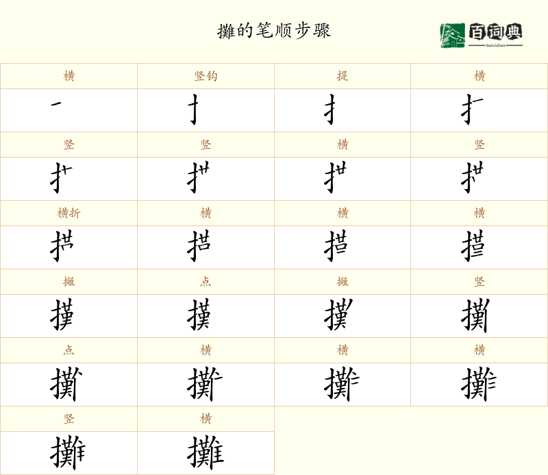 攤