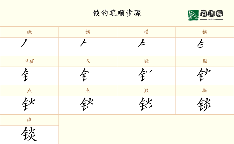 锬