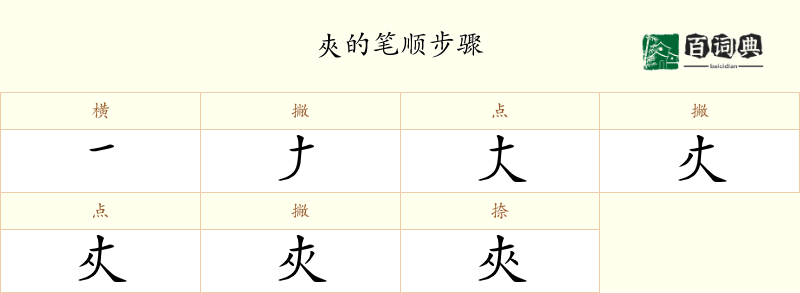 夾