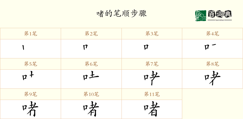 啫
