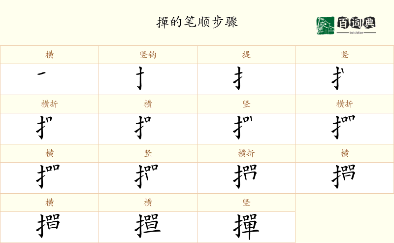 撣