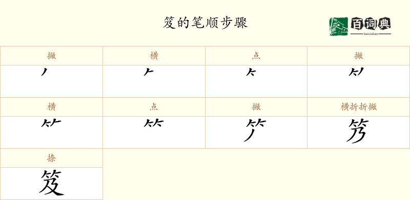 笈