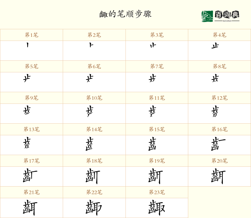 齱