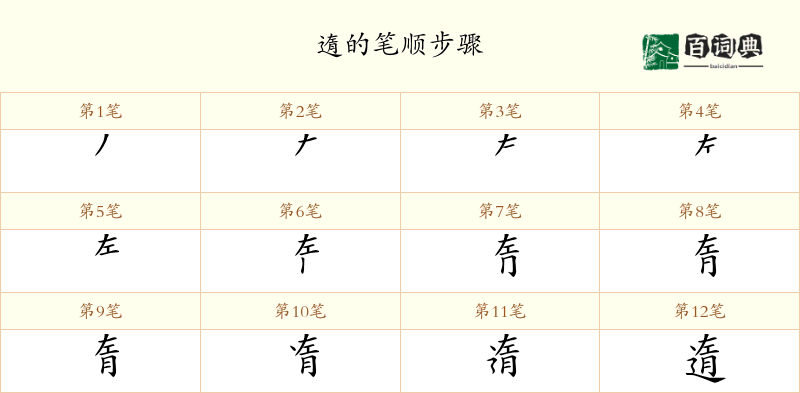 遀