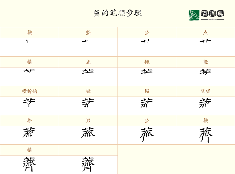 薺