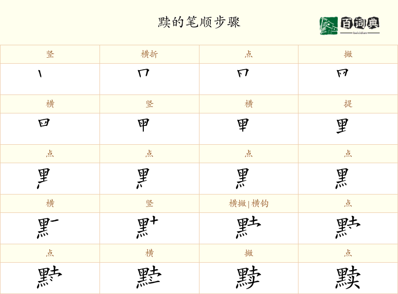 黩