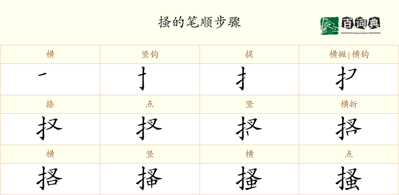 搔