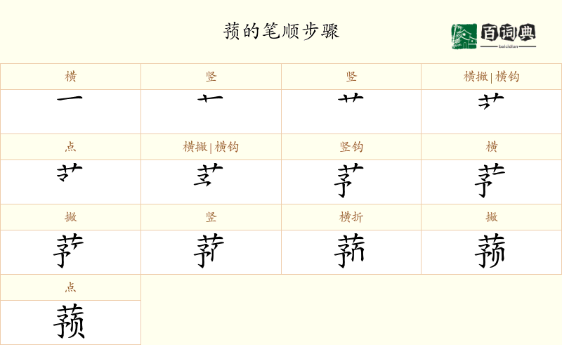 蓣