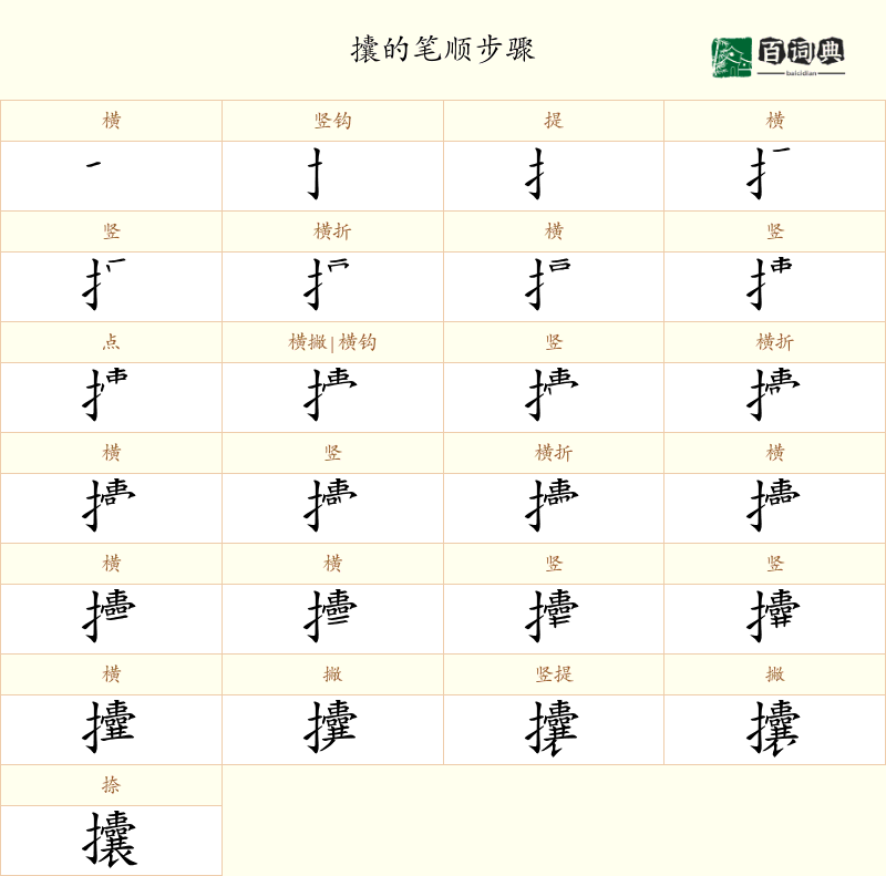 攮