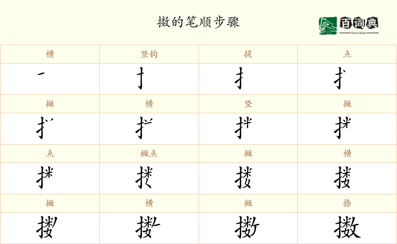 擞