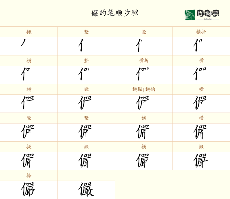 儼