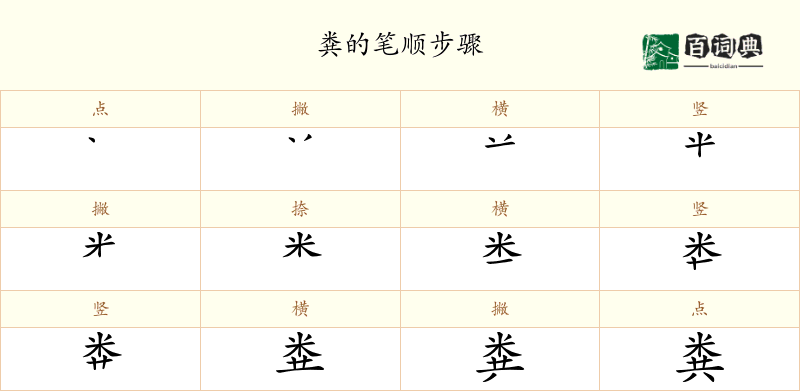 粪