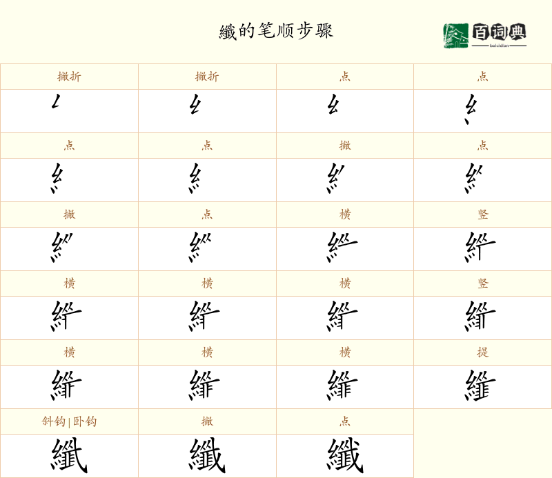 纖