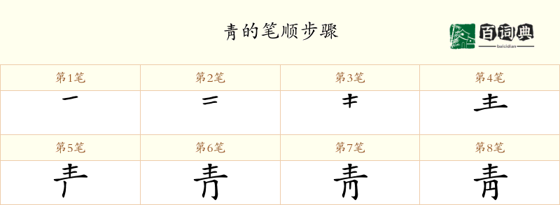 靑