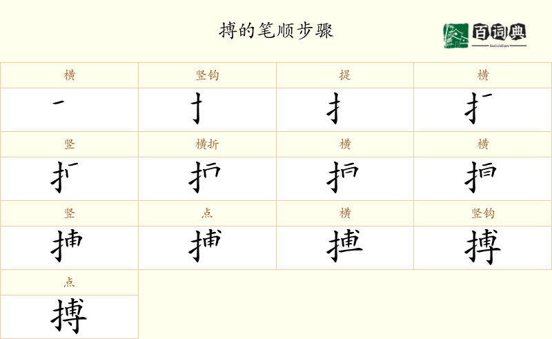 搏