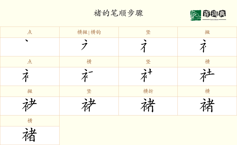 褚