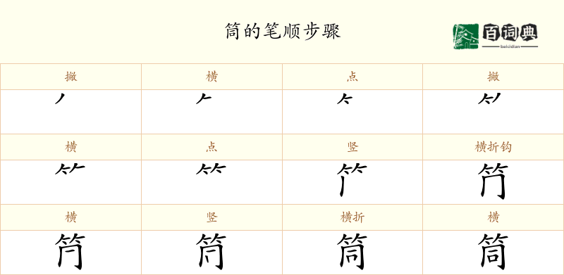 筒