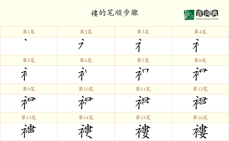 褸